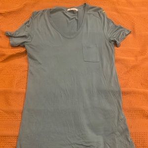 T by Alexander Wang short sleeve v neck t shirt